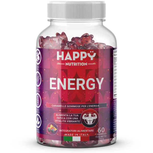 Caramelle Gommose Energia con Vitamine A, B6, B12, C, D, E - 60pz