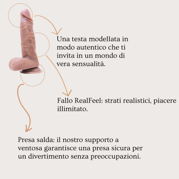 Dildo Realistico per Donna: Super Cock - Intensità e Piacere Autentico - immagine 4