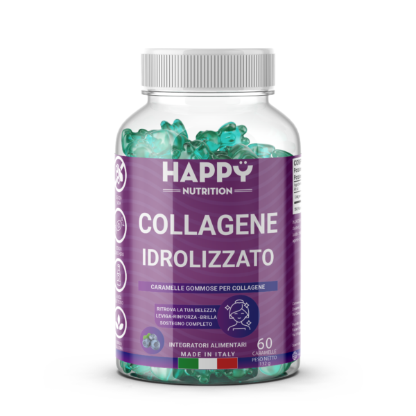 Caramelle Gommose al Collagene - Supporto per Pelle e Unghie