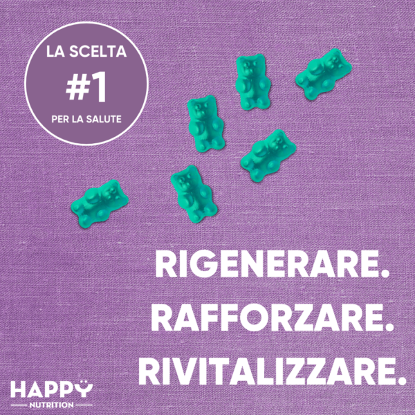 Caramelle Gommose al Collagene - Supporto per Pelle e Unghie - immagine 3