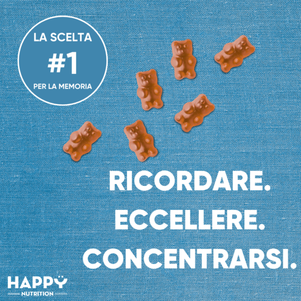 Caramelle Gommose per Memoria e Concentrazione - 60pz - immagine 3