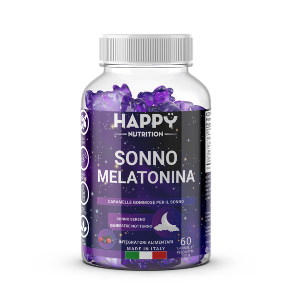 Caramelle Gommose Melatonina con Valeriana e Camomilla - 60 pz