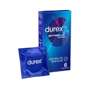 Preservativi Durex Settebello Jeans - Confezione da 6 Pezzi
