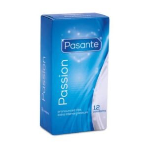 Preservativi Pasante Ribbed Passion - Confezione da 3 Pezzi