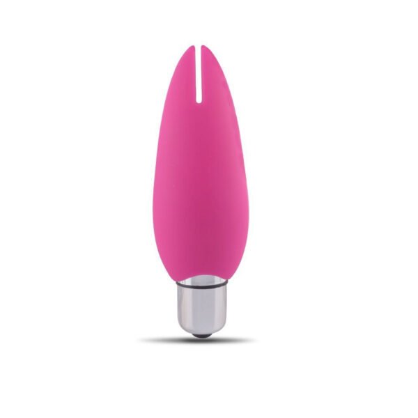 Mini Bullet Portatile Finger Fan Clit in Silicone per Stimolazione Intensa