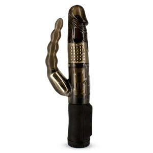 Vibratore Doppia Stimolazione Black Roger con 7 Programmi di Vibrazione