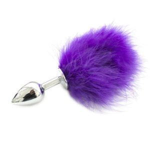 Plug Pon Tail Purple con coda morbida e design elegante