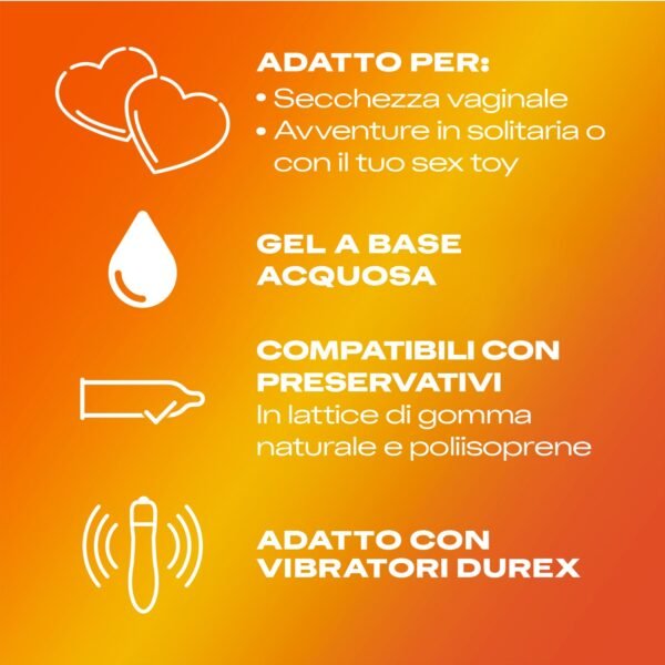 Lubrificante Durex Hot in Applicazione