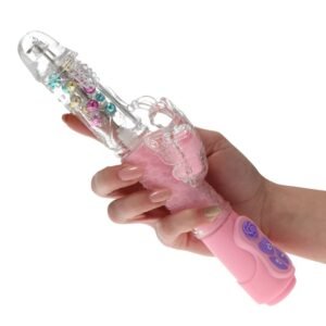Vibratore Rabbit Pink Lady con Doppia Stimolazione Clitoridea e Vaginale