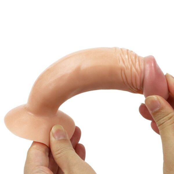 Dettaglio della ventosa potente del Dildo Realistico Blaster, per un fissaggio sicuro su superfici lisce
