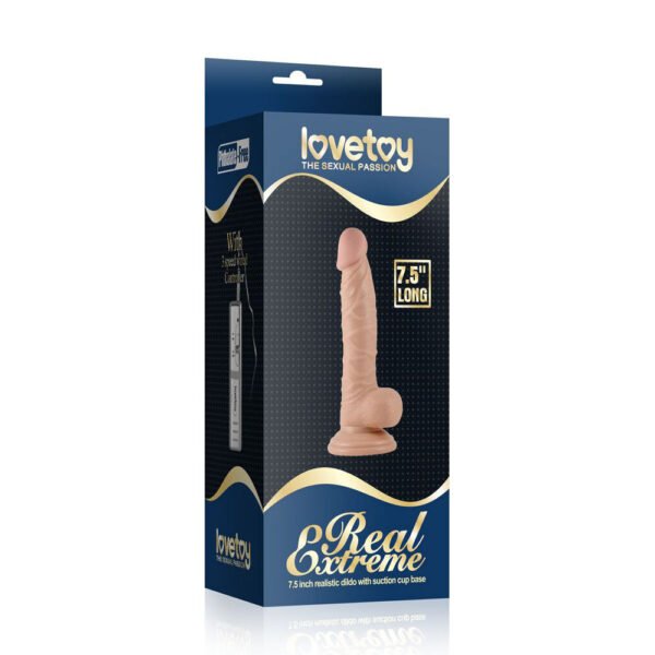 Dettaglio delle Venature e Testicoli del Vibratore Realistico Extreme