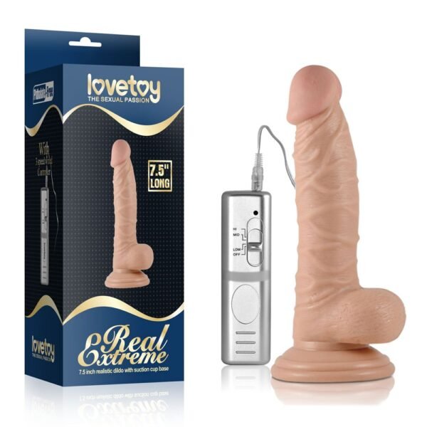 Vibratore Realistico Extreme 19 cm con Ventosa