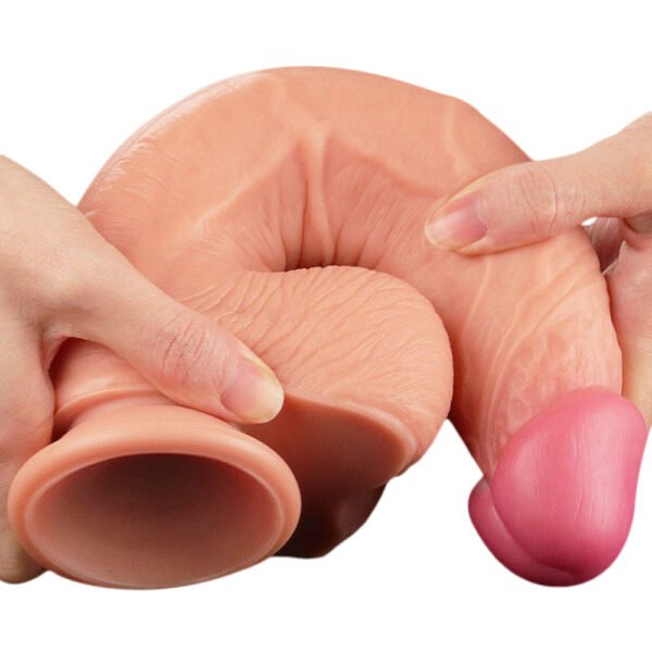 Design Realistico del Dildo XXL Liam - Venature Dettagliate
